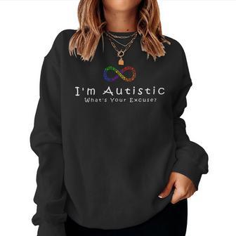 Oy Autista Autismoarcástico Día Del Orgullo Autista Cuello Sudadera Mujer - Regaloses