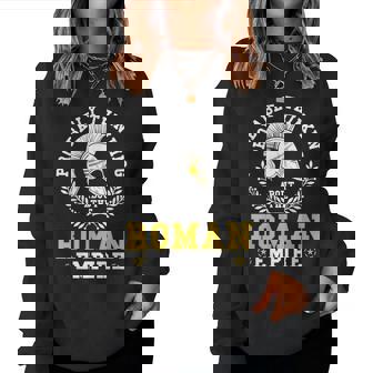 Pensando En El Imperio Romano Historia Romana Divertida Sudadera Mujer - Regaloses