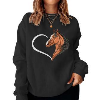 Pferde Für Frauen Mädchen Kinder Pferd Herz Sweatshirt Frauen - Geschenkecke