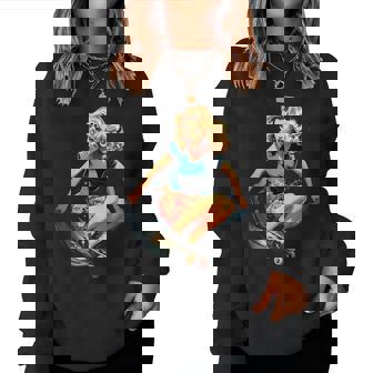 Pinup Girl スケートボード レディーススウェットシャツ - Kawaiitshirt