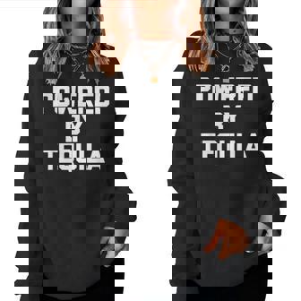 Powered By Tequila Divertente Bere Bere Bere Tequila Women Sweatshirt - Novitaregali