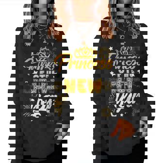 Princess Of The New Year 2026 New Years Eve Fireworks Girls Women Sweatshirt | Seseable CA
