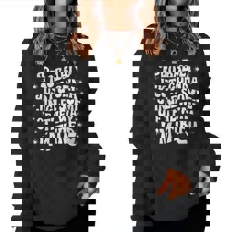 Probably Just Gonna Jingle Some Of The Way I'm Tired Holiday Women Sweatshirt | Seseable FR