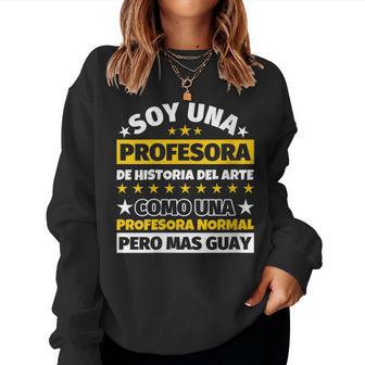 Profesora De Historia Del Arte Regalo Cuello Sudadera Mujer - Regaloses
