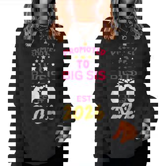 Promoted To Big Sister 2026 I'm Going To Be Big Sister 2026 Women Sweatshirt - Seseable