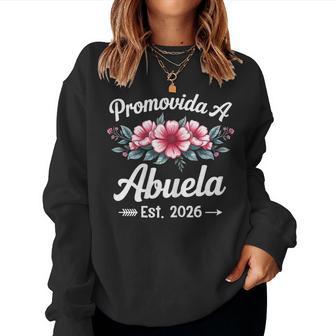 Promovida A Abuela Est 2026 Anuncio De Embarazo Abuela 2026 Sudadera Mujer - Regaloses