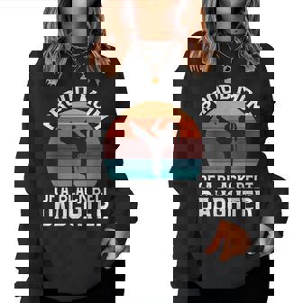 Proud Mom Of A Black Belt Daughter Women Sweatshirt - Thegiftio