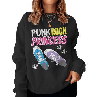 Punk Rock Princess For Girls Who Love Punkrock Music & Bands Women Sweatshirt - Thegiftio UK
