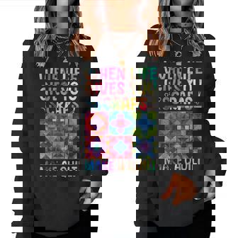 Quilting For Grandma Quilt Lover Sewing Quilter Women Sweatshirt | Seseable UK