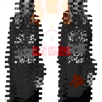 Race Car Birthday Party Racing Family Great Grandma Pit Crew Women Sweatshirt - Monsterry