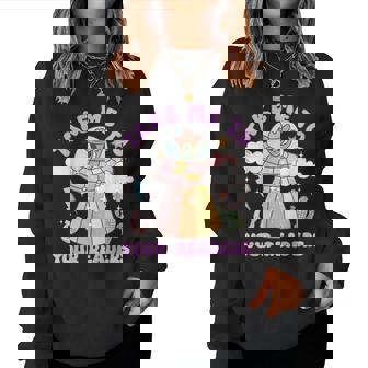 Take Me To Your Readers Alien Teacher Halloween Literacy Women Sweatshirt - Thegiftio