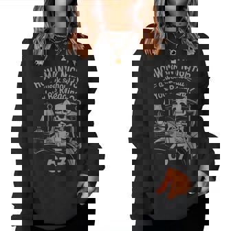 Reading 67 Meme English Teacher 67 Book Lover Humor Women Sweatshirt - Thegiftio