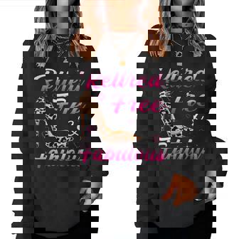 Retraité 2023 Gratuit Et Fabuleux Léopard À La Retraite Pour Les S Sweat-shirt pour femme - Cadeauxyz