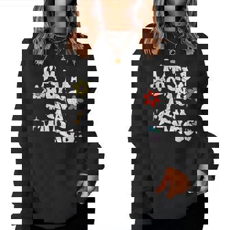 Retro Groovy Im Tia Doing Tia Things Divertente Festa Della Mamma Women Sweatshirt - Novitaregali