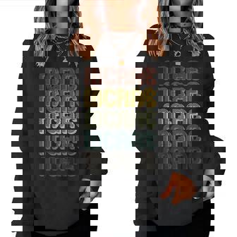 Retro Mcrae First Name Personalized Mcrae Groovy Vintage Women Sweatshirt - Monsterry