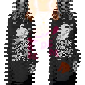 Rodeo Mom Pink Cowgirl 1St Birthday Family Matching Women Sweatshirt | Mazezy