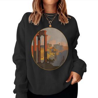 Roma Roma Italia Arte Clásico Sudadera Mujer - Regaloses