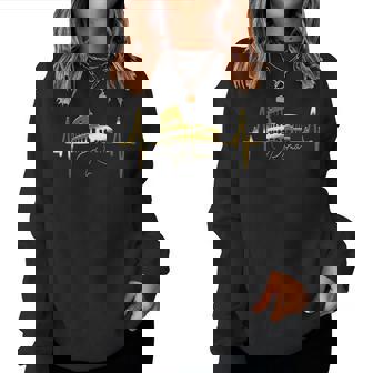 Romakyline Colosseo Battito Del Cuore Italia I Love Rome Women Sweatshirt - Novitaregali