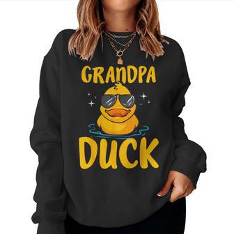 Rubber Duck Grandpa Duck Rubber Duckies Women Sweatshirt - Thegiftio UK