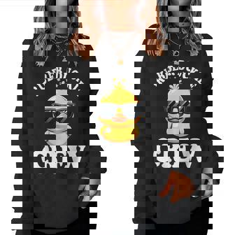 Rubber Duckie Crew Duck Toddlers Girls Rubber Ducks Women Sweatshirt - Thegiftio