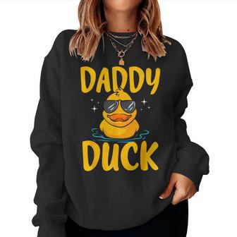 Rubber Duckies Daddy Duck Rubber Duck Women Sweatshirt - Thegiftio UK