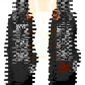 Science Cats Scientist Pun Cat Lover Math Teacher Women Sweatshirt - Monsterry