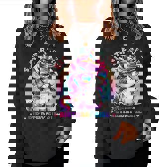 Sister Of The Birthday Girl Unicorn Rainbow Family Matching Women Sweatshirt | Mazezy