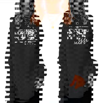 Sistersaurus T Rex Dinosaur Sister Saurus Family Matching Women Sweatshirt - Thegiftio