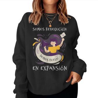 Somos Revolucionomos Fuego 8 Marzo Día De La 8M Femi Sudadera Mujer - Regaloses