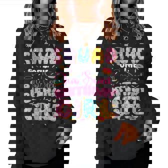 Squad Of The Two Sweet 2Nd Birthday Girl Donut Lover Women Sweatshirt - Thegiftio