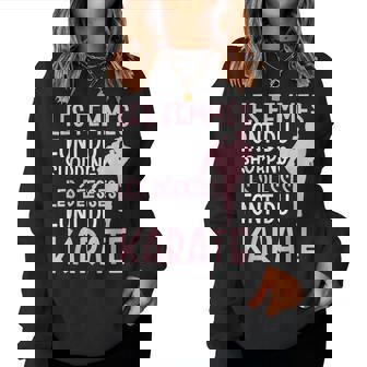 Stemi Karaté Humour Karaté Homme Mixte Enfant -Adultes Manche Courte Noir Uni Karate Sweat-shirt pour femme - Cadeauxyz