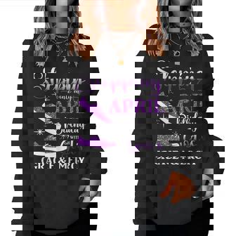 Stepping Into My April Birthday Girls April Bday Party Women Sweatshirt | Seseable UK