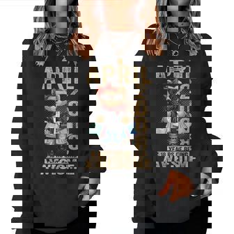 Sul Retro 18 Anno Aprile 2008 Orsacchiotto 18° Compleanno Donne Women Sweatshirt - Novitaregali