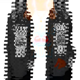 Super Boxing Mom Guantes De Boxeo Y Boxeadores De Apoyo Sudadera Mujer - Regaloses