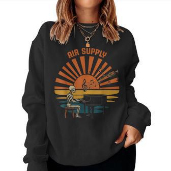 Supply Skeleton Piano For Women Women Sweatshirt - Thegiftio UK