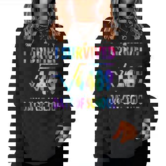 I Survived 67 Days Of School Square Root 4489 Math Teacher Women Sweatshirt - Thegiftio