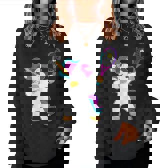 Tennis Licorne Danse Dab Cadeau Pour Les Filles De Tennis Sweat-shirt pour femme - Cadeauxyz