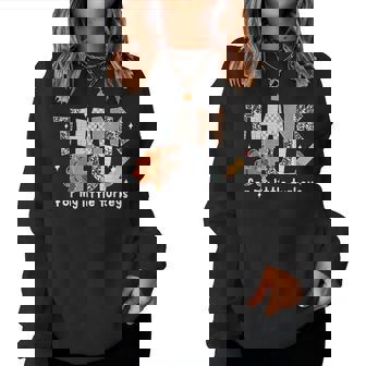 Thankful For My Little Turkeys Teacher Thanksgiving Women Sweatshirt | Seseable CA