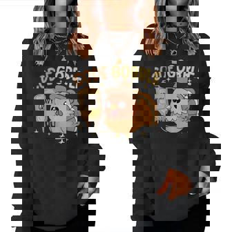 Thanksgiving Nurse Code Gobble Rn Cna Women Sweatshirt - Monsterry