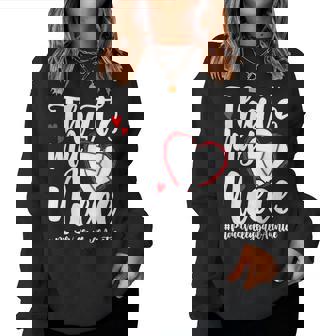 That's My Niece Proud Volleyball Auntie Volleyball Aunt Women Sweatshirt | Mazezy