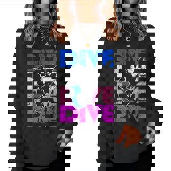 Tuffi Ragazza Mortale -Incronizzati Tuffi Dal Trampolino Women Sweatshirt - Novitaregali