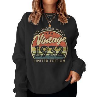 Vintage 1932 Edición Limitada Retro Hecho En 1932 Hombres Es Sudadera Mujer - Regaloses