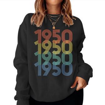 Vintage 1950 75 Años Para Hombres Y Es 75 Cumpleaños Sudadera Mujer - Regaloses