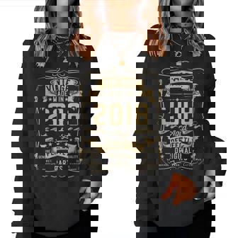 Vintage 2018 8Yr 8Th Birthday Boys Girls 8 Year Old Women Sweatshirt - Novitaregali