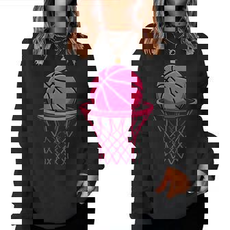 Vintage Pink Basketball Toddler For Girl Women Sweatshirt - Monsterry