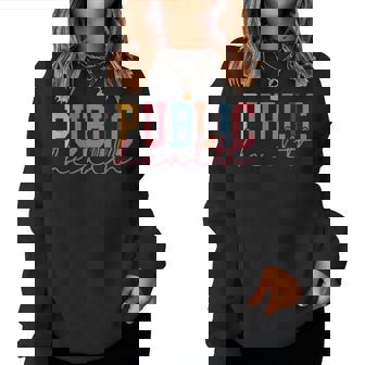 Vintage Public Health Epidemiologist Nurse Appreciation Week Women Sweatshirt | Seseable UK