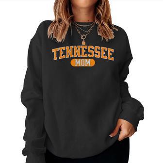 Vintage Tennessee Mom Bold Retro Varsity Lettering Women Sweatshirt - Thegiftio UK