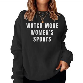 Watch More Women's Sports Woman Sport Humor Basketball Women Sweatshirt - Monsterry