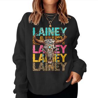 Western Cowgirl Lainey Name Personalized Birthday Girl Women Sweatshirt - Seseable