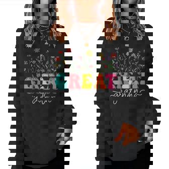 Wildflowers Great Grandma Floral Mother's Day Great Grandma Women Sweatshirt | Seseable UK